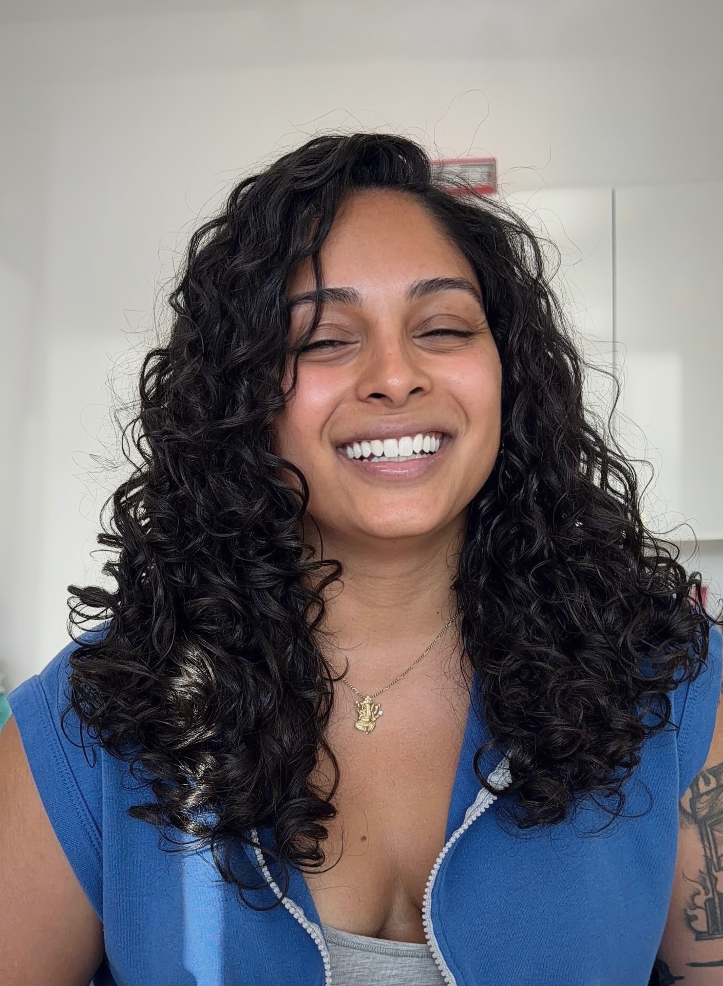After: Her curls were always there