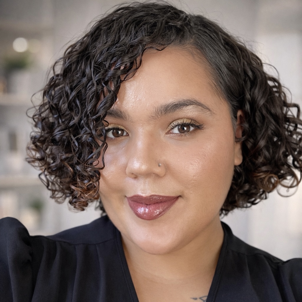 Selina, curl specialist and owner of Waves, Curls & Coils in East Providence, Rhode Island