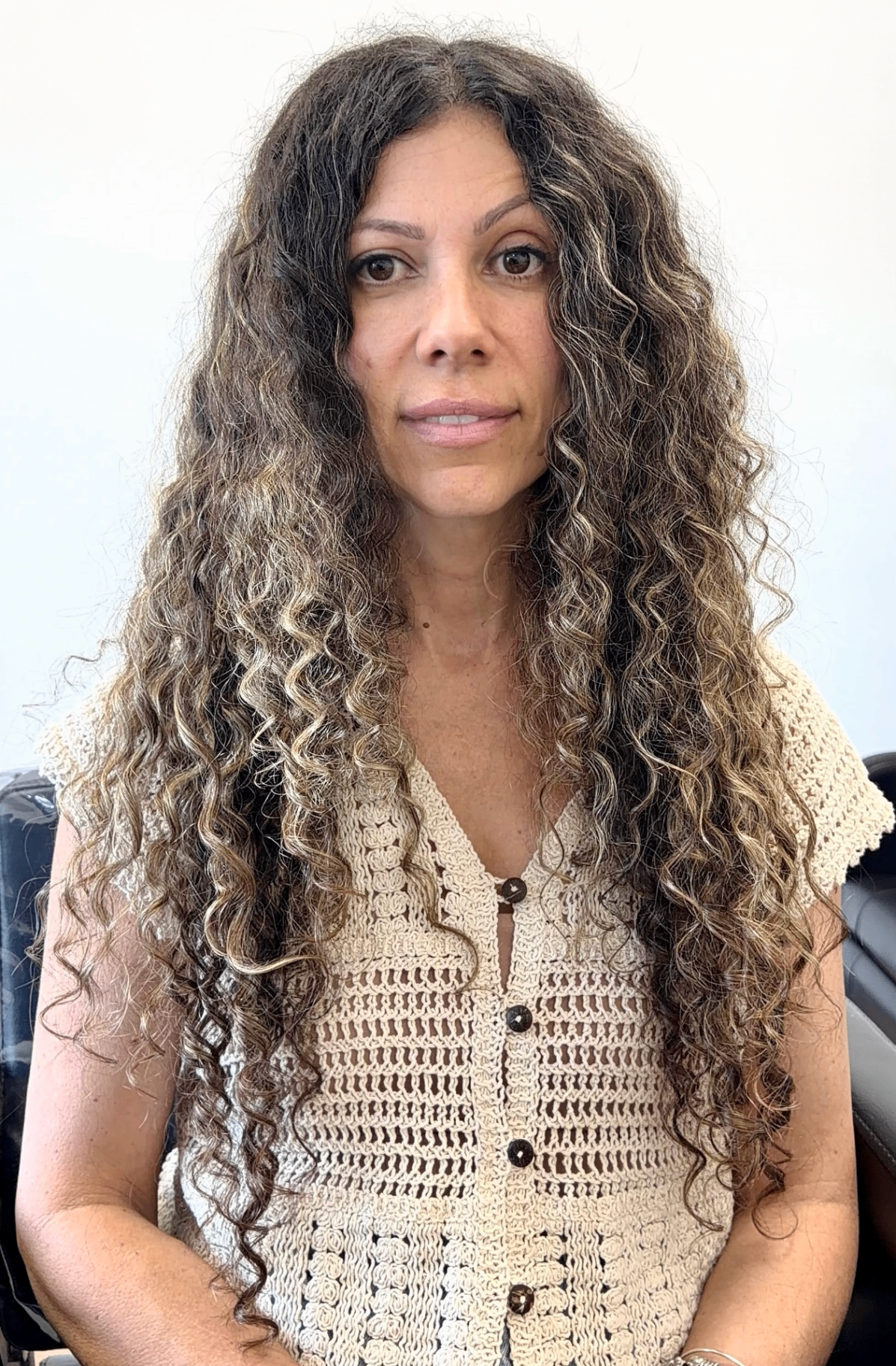 Before: Root lift she didn't think she had